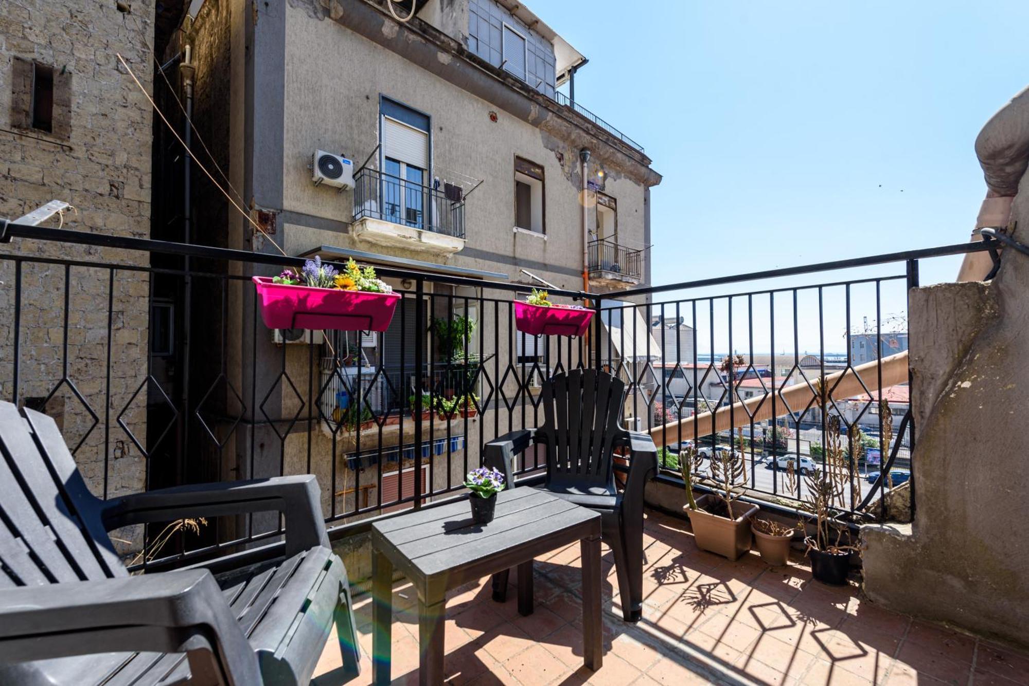 La Terrazzina Sul Porto Appartement Napels Buitenkant foto